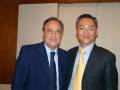 Daniel Li y Florentino Perez Real Madrid